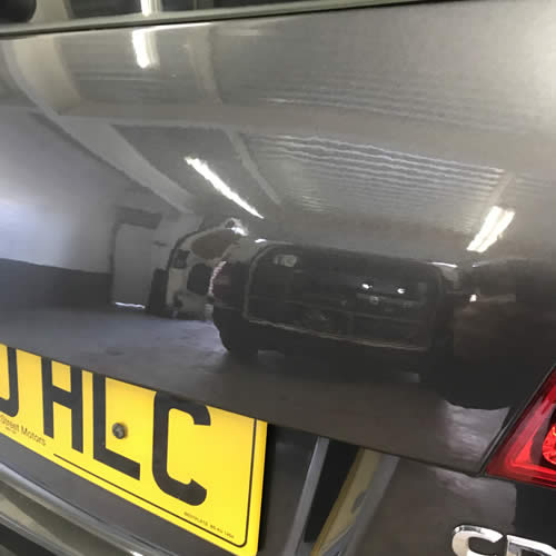 Long crease on Vauxhall Insignia door - After Long crease on Vauxhall Insignia door - After