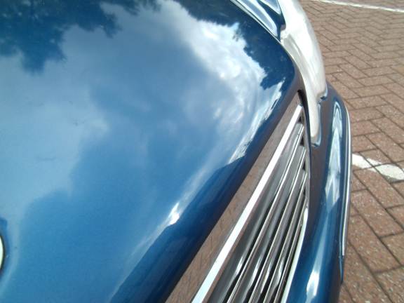Deep crease on VW Beetle bonnet - After Deep crease on VW Beetle bonnet - After