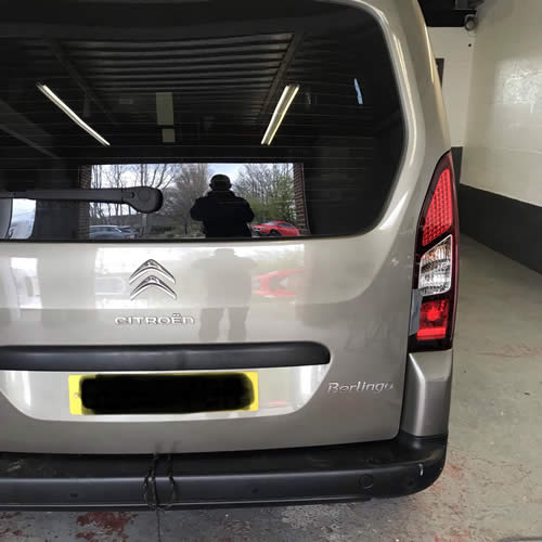 Car panel after PDR - Citroen Berlingo Car panel after PDR - Citroen Berlingo