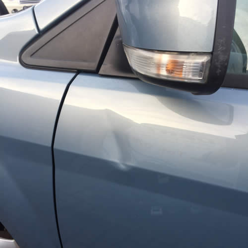Car panel before PDR - BMW 3 Series Car panel before PDR - BMW 3 Series
