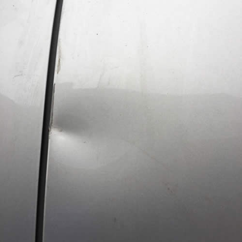 Car panel before PDR - Kia Sportages