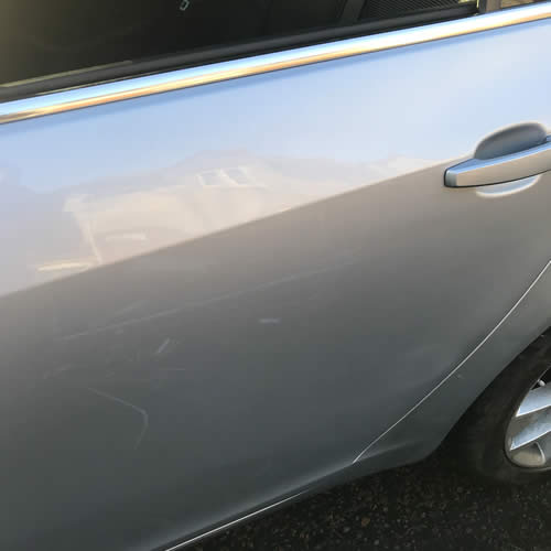 Car panel after PDR - BMW 3 Series
